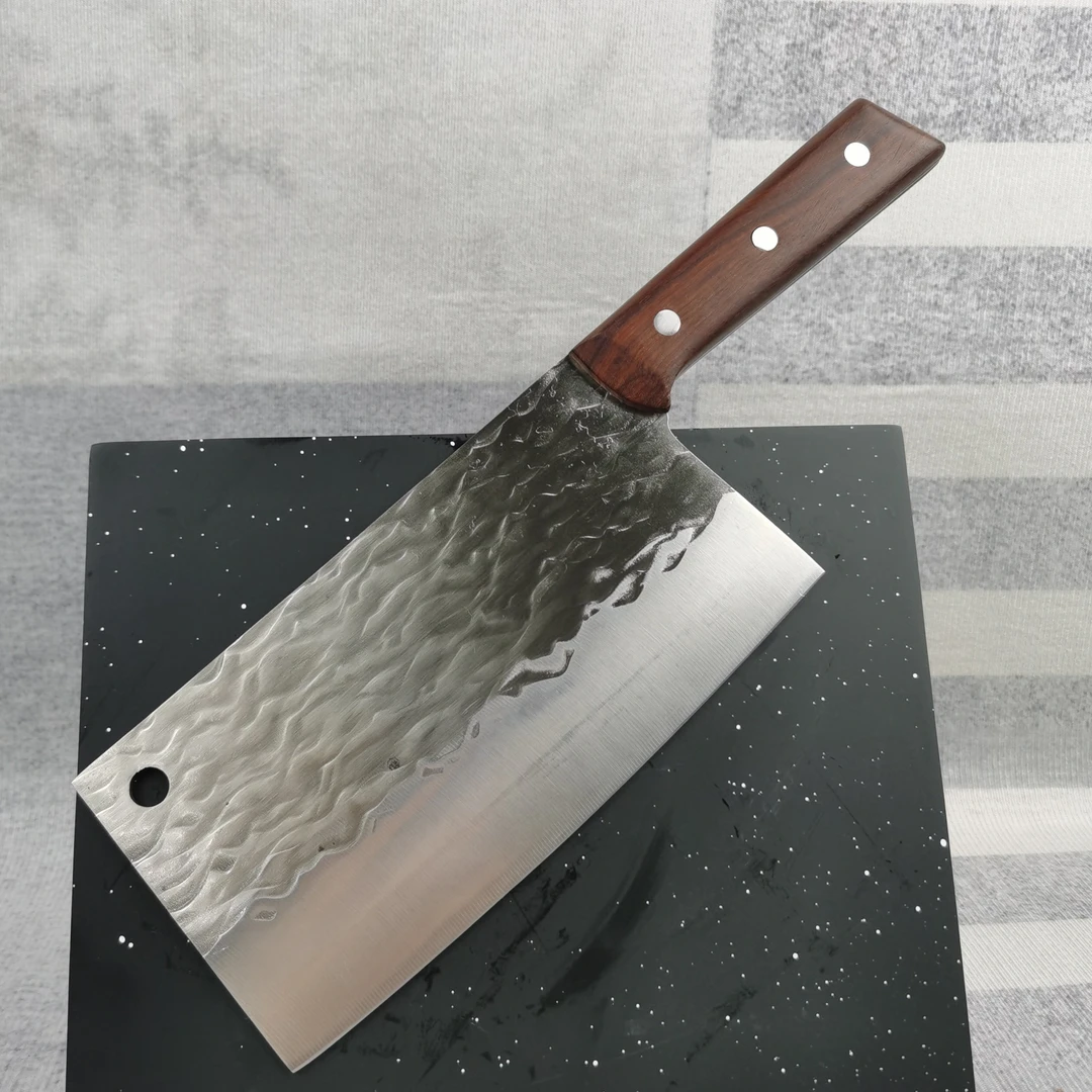厨房专用砍切刀家用耐用切片刀切肉切菜库存刀山水纹砍切刀