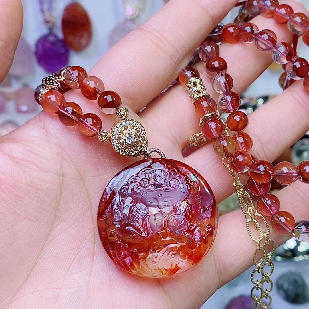 未镶嵌吊坠(赠链)水晶