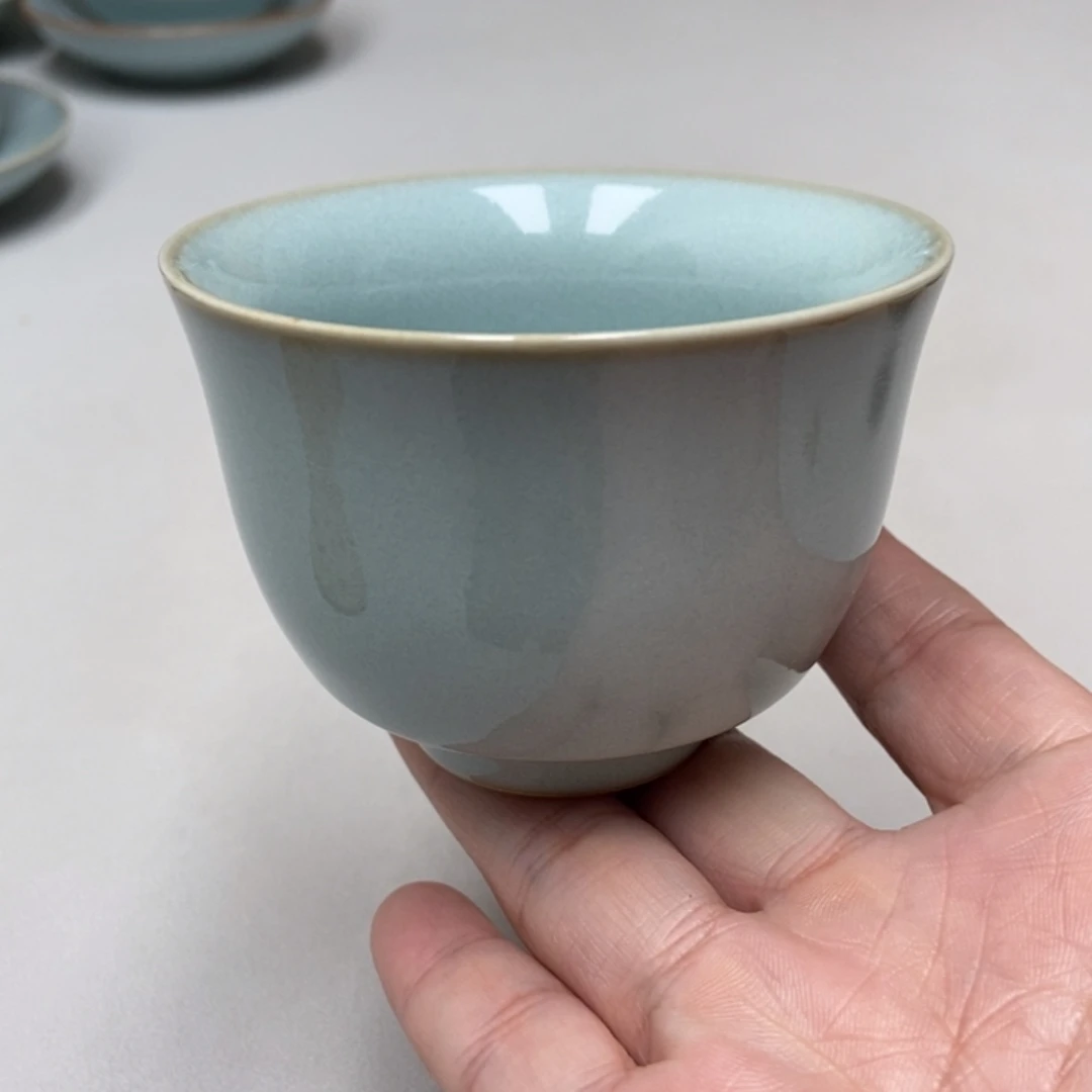 瓷赵琳元宝杯带礼盒