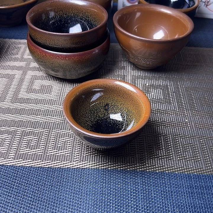 茶盏微瑕建盏喝茶主人杯