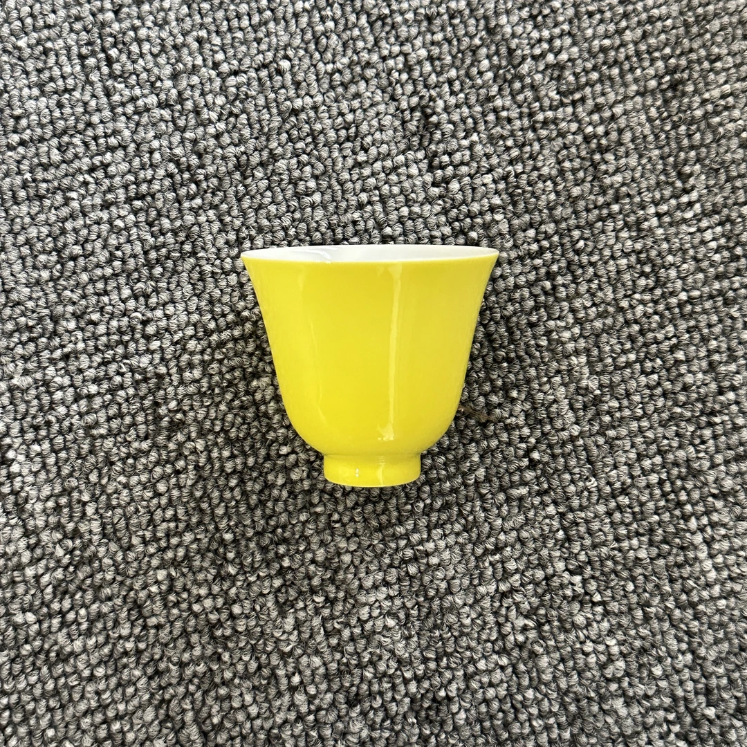 徐窑柠檬黄闻香杯 XU101