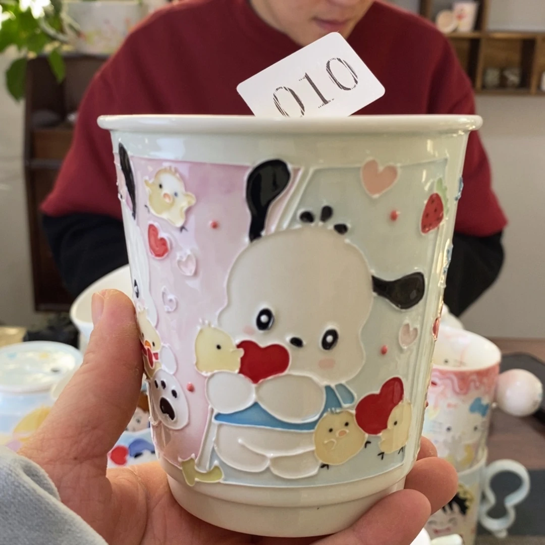瓷片景德镇釉下彩手绘