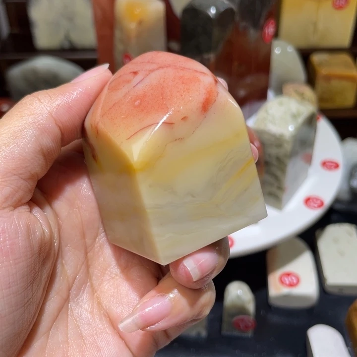 寿山石印石素章印章