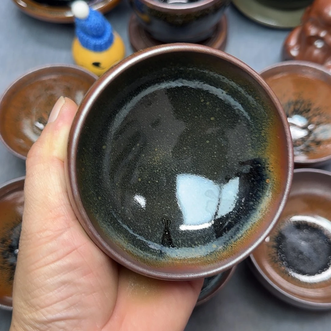 焉***知茶盏印春堂柴烧建盏