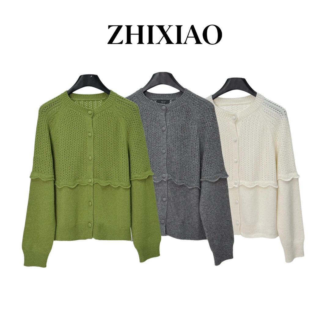 【ZHIXIAO】秋冬新款：针织羊毛开衫TR1111