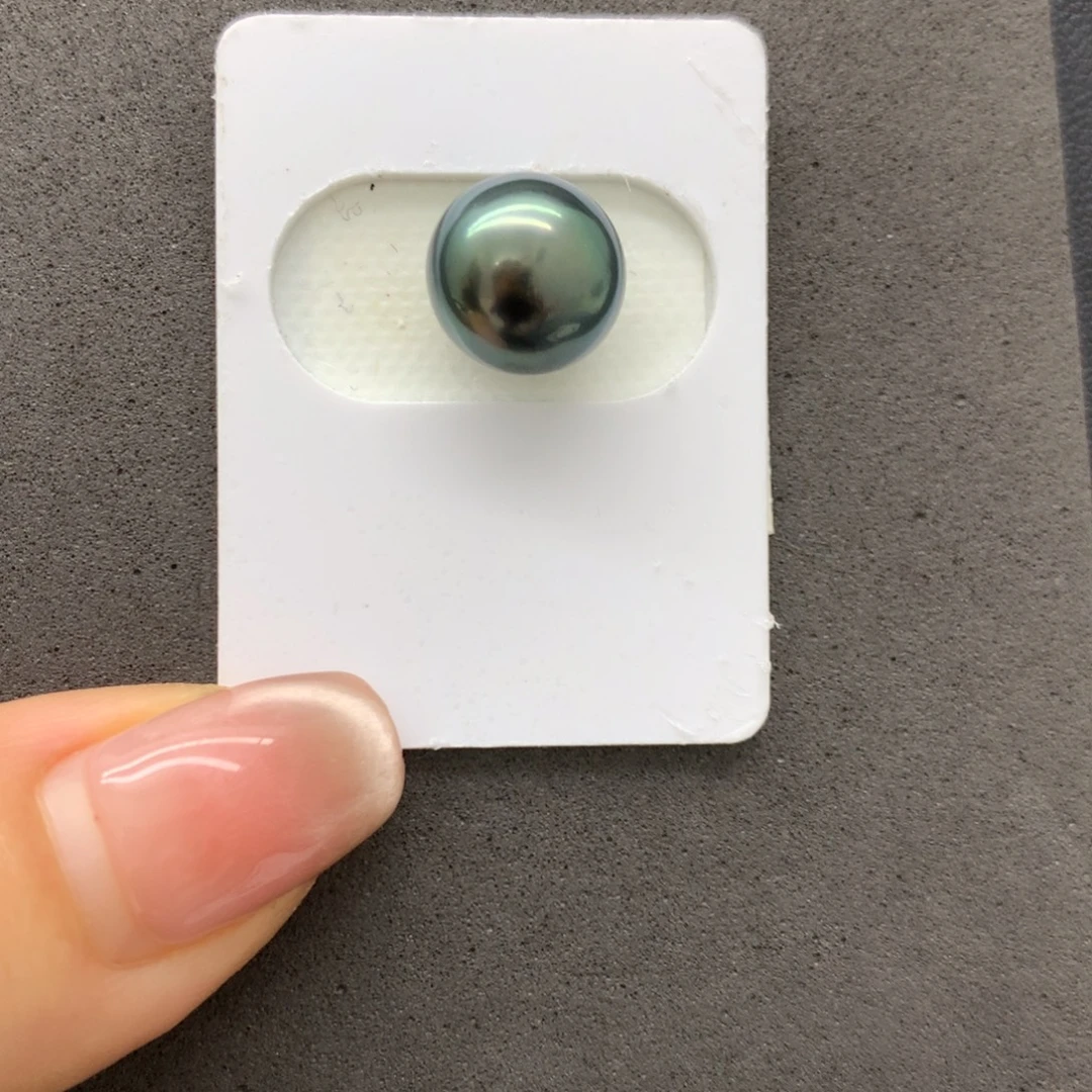 海水珍珠裸珠大溪地近正圆单珠10.3mm