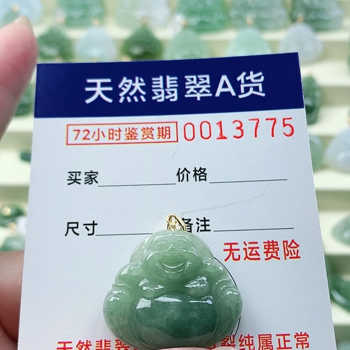 颈饰未镶嵌翡翠吊