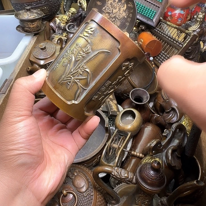 铜器办公室茶室摆件