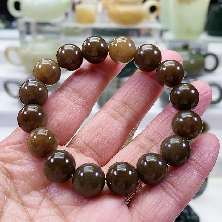 未镶嵌和田玉挂件手串卡13