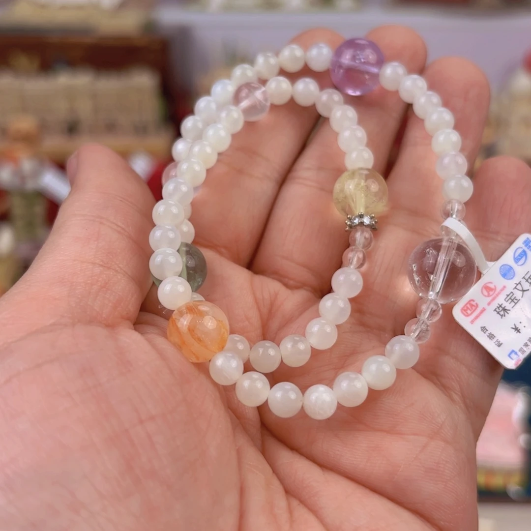 手链银S925镶嵌水晶手串手串手串手串