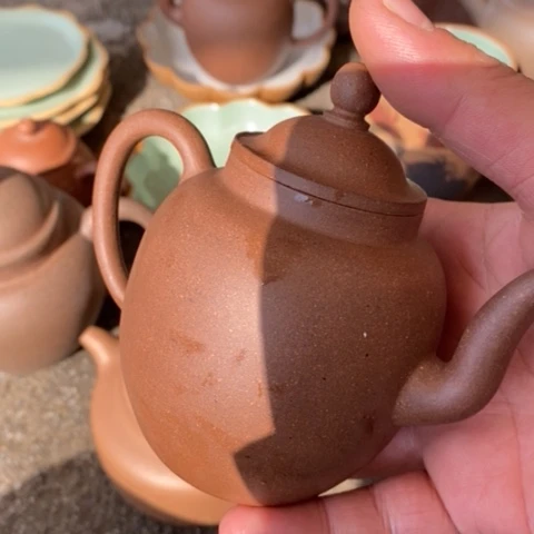 紫砂茶壶6**7小微瑕的