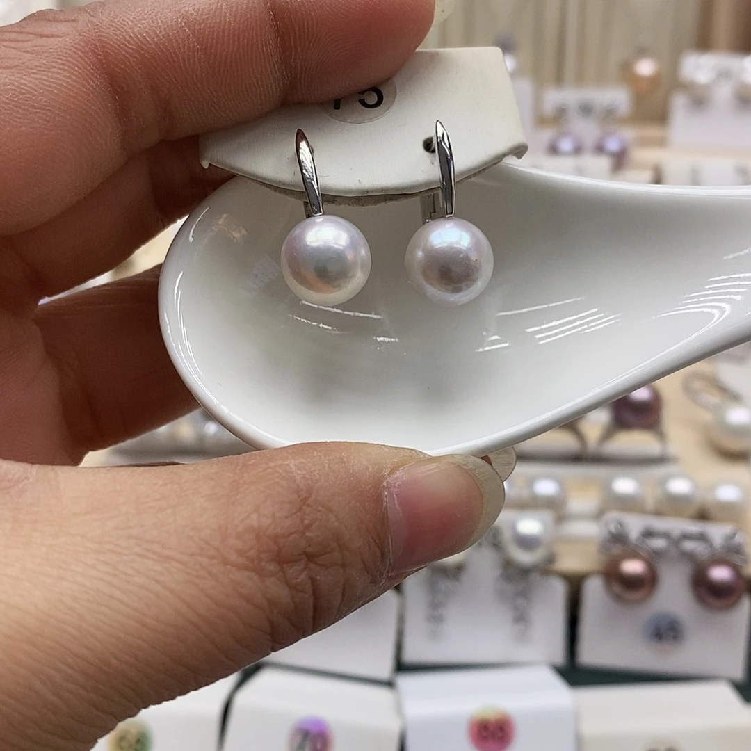 银S925镶嵌颈饰淡水珍珠