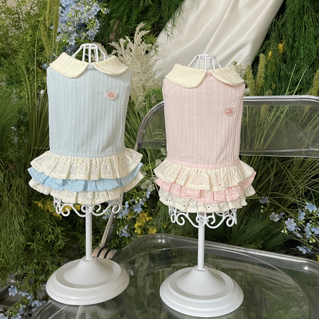 春夏狗狗猫咪学院风连衣裙透气舒适衣服约克夏马尔济斯西施