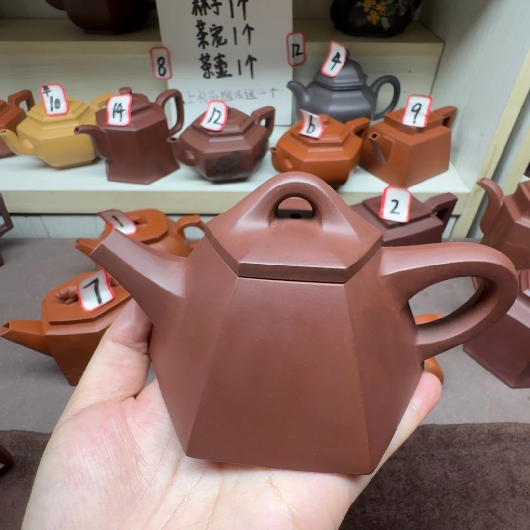 茶壶紫泥霸王石瓢半手180cc封釉