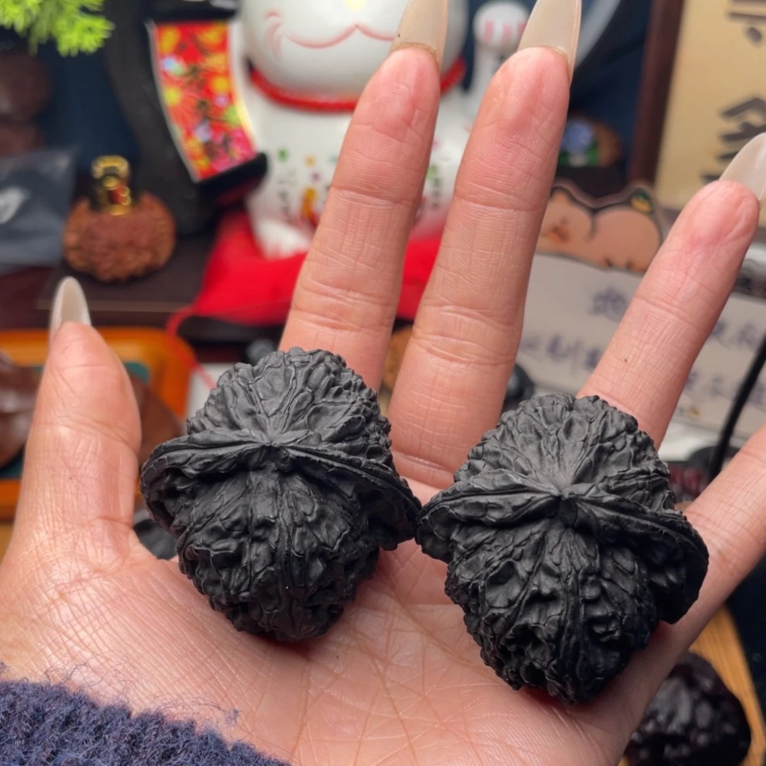 吊坠文玩核桃白狮子3