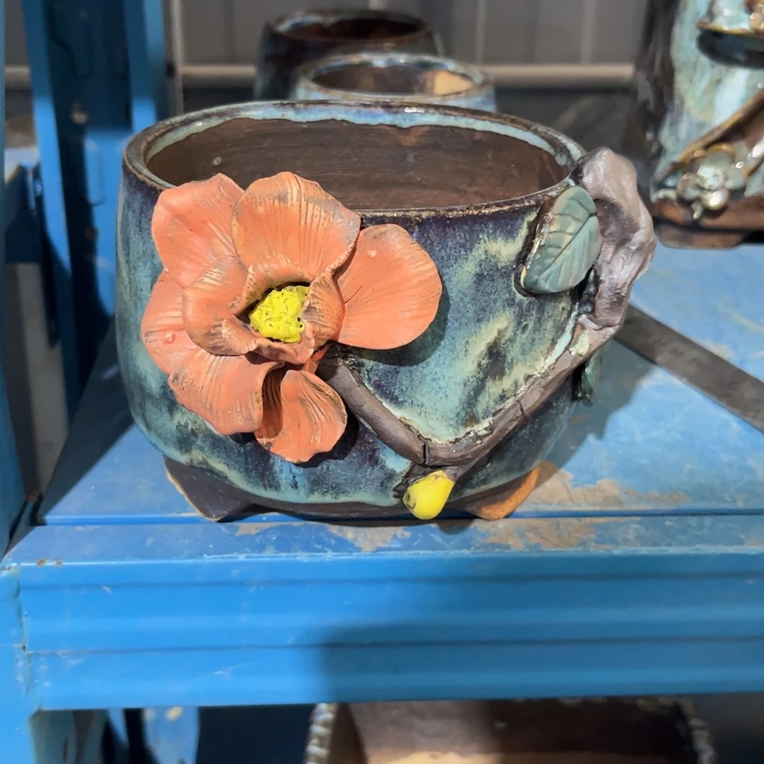 微瑕37 号陶然花器手工花盆