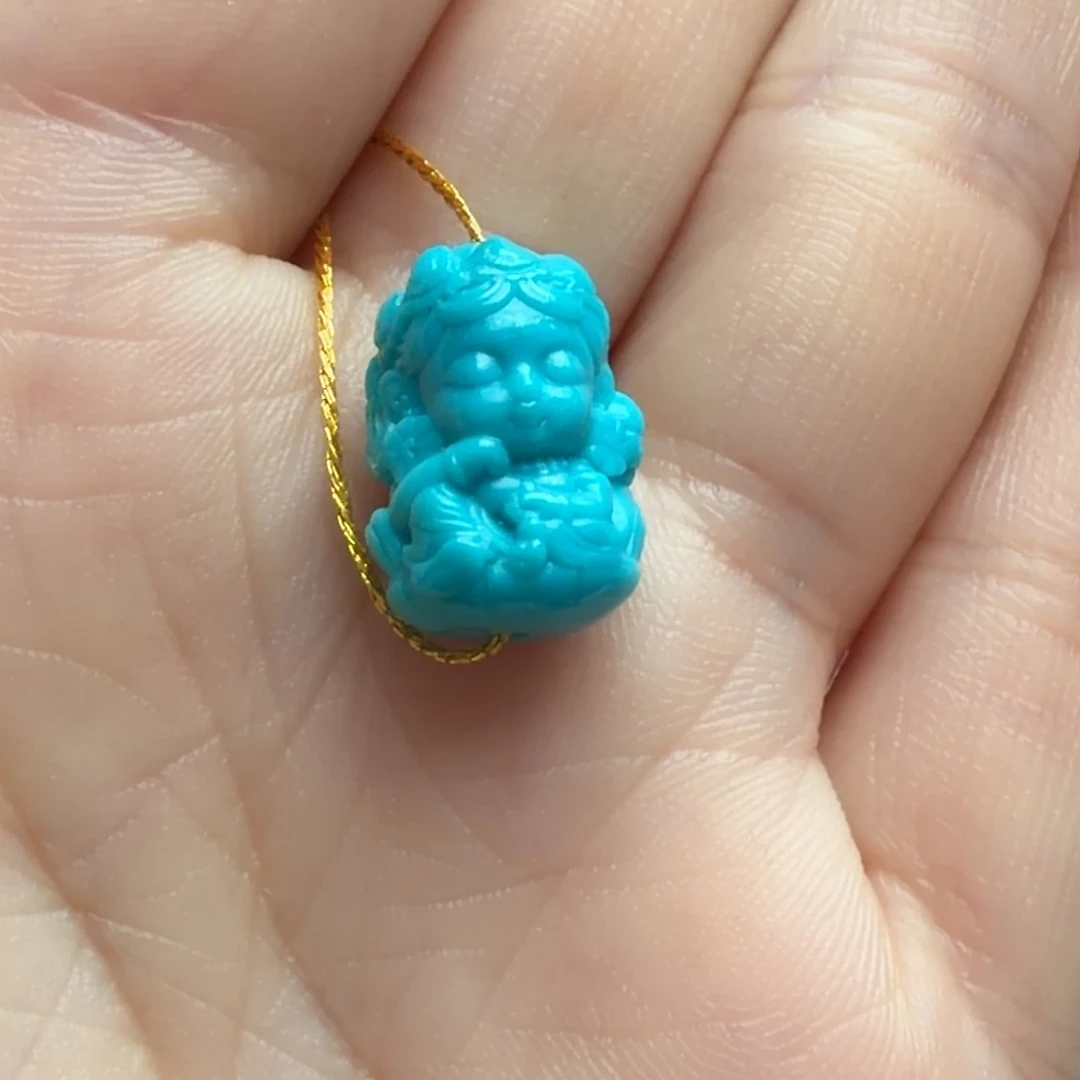 绿松石未镶嵌颈饰