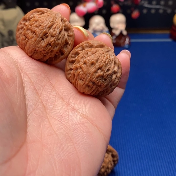 把件文玩核桃手捻磨盘
