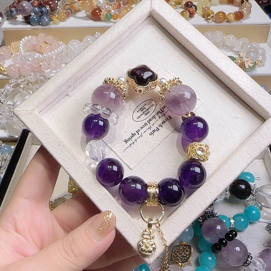 水晶手链未镶嵌把