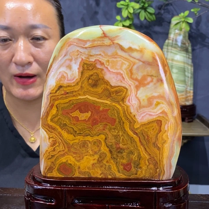 石材精品古青石摆件