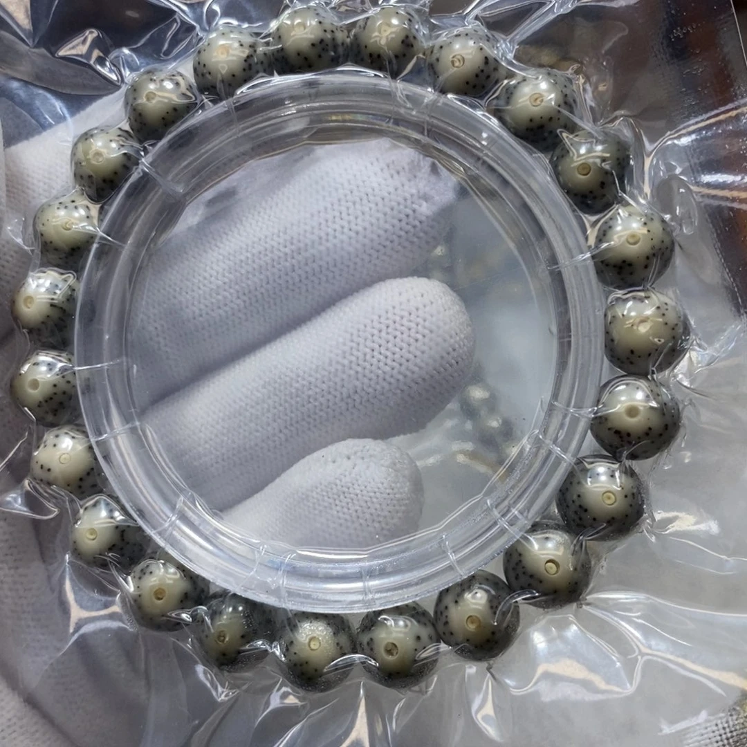 星月菩提手串绿冰10苹果圆