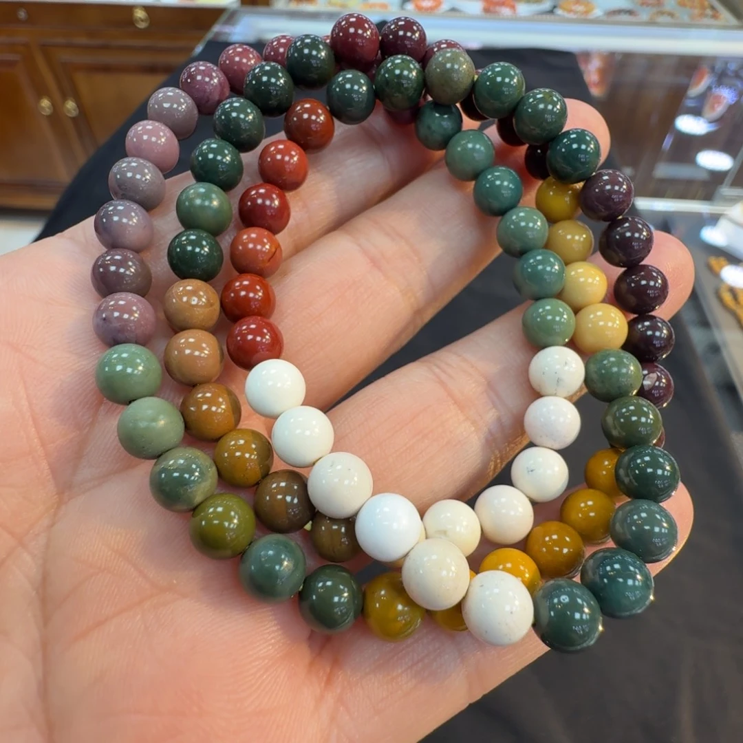 太***雪石英质玉（金丝玉）未镶嵌套链