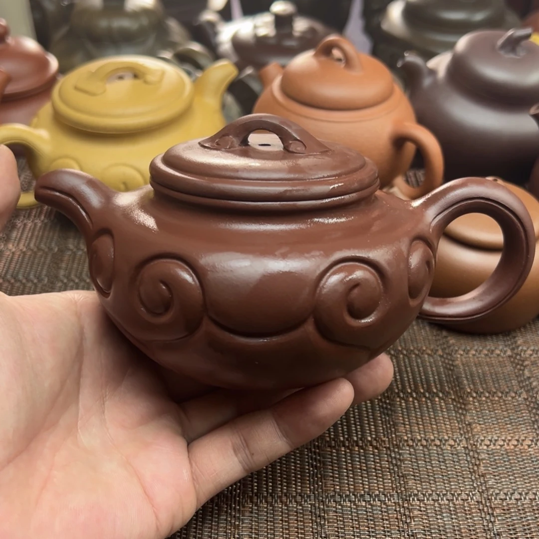 茶壶紫砂宜兴原矿紫砂杯350毫升容量