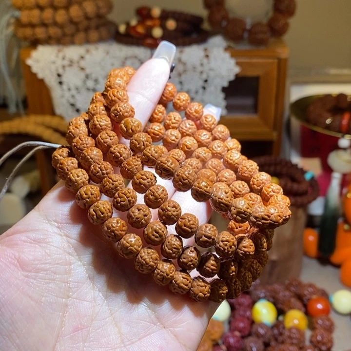 吊坠金刚菩提86原籽金蝉108满肉红皮一物