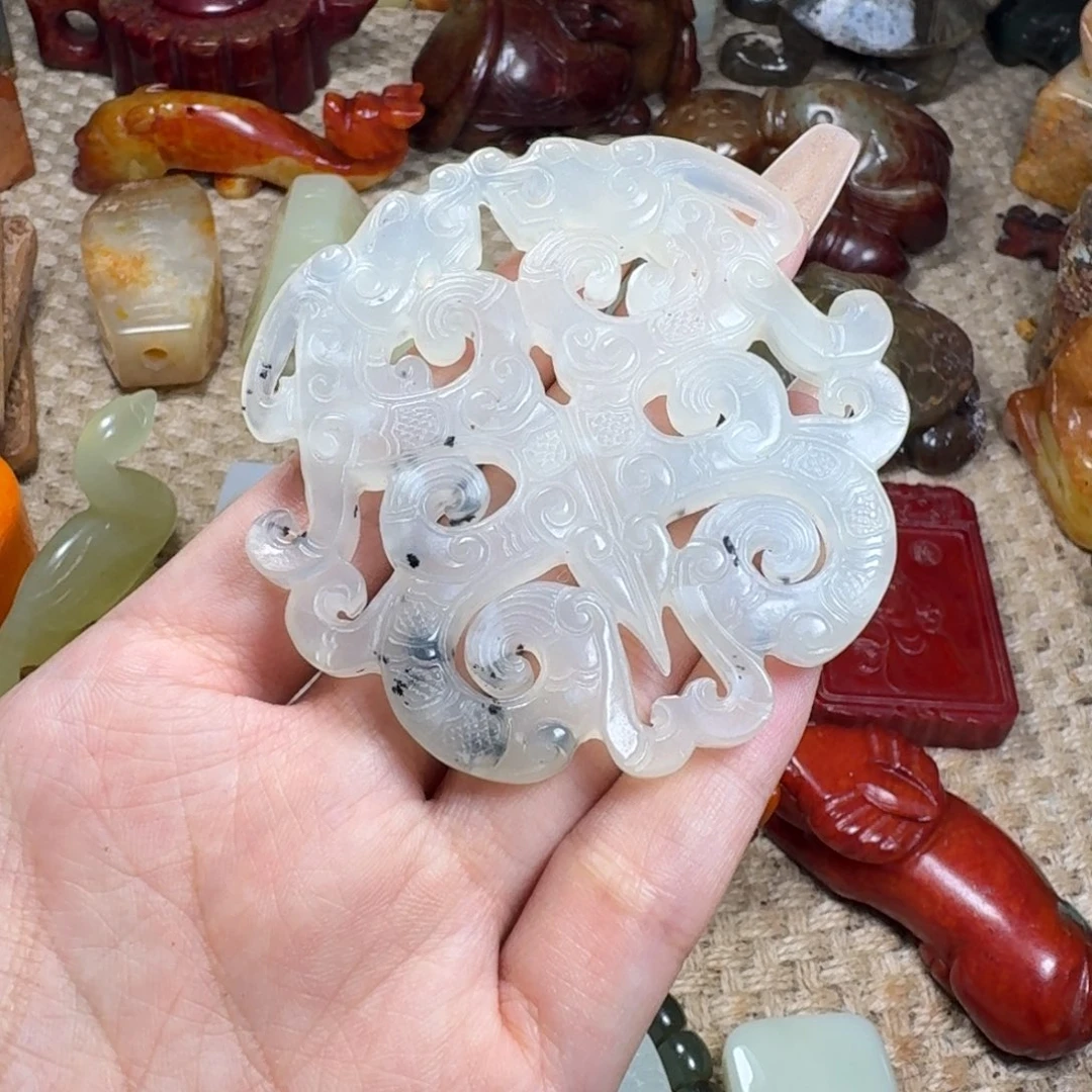 吊坠白玉菩提挂件