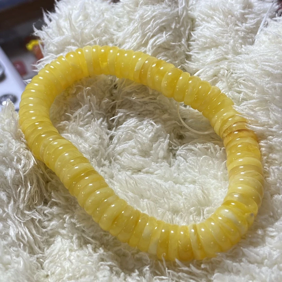 【佳哥严选】J21715-蜜蜡大肠手串-9mm