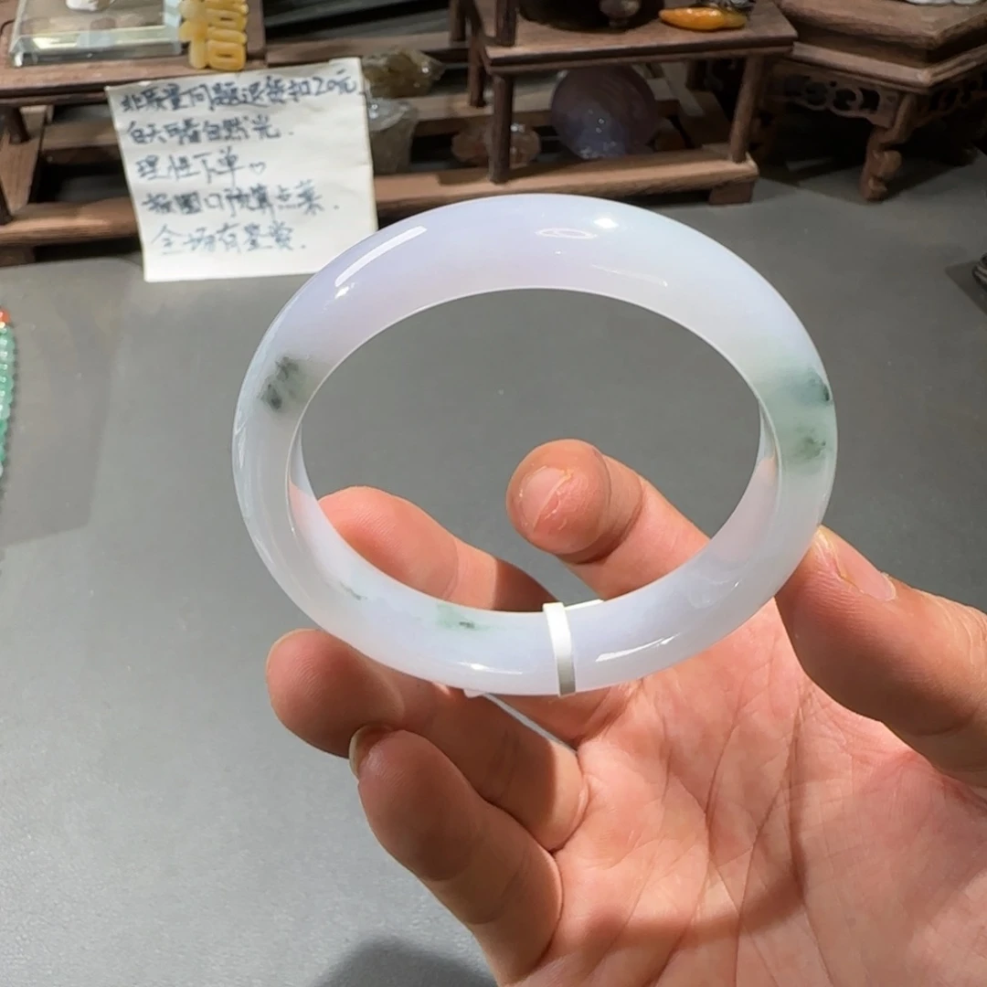 翡翠手镯未镶嵌55.3圈口