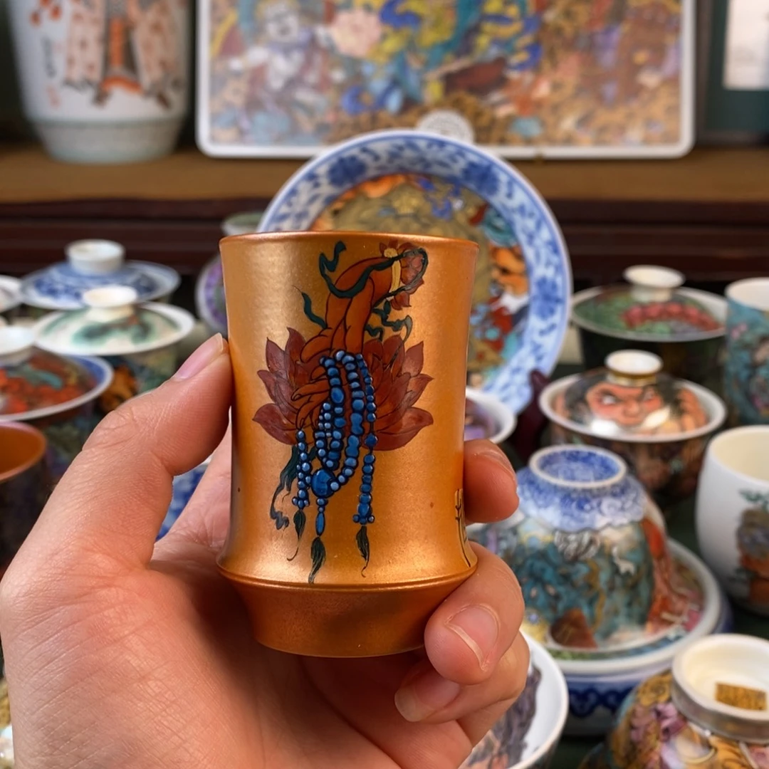 纯手工手绘陶瓷杯