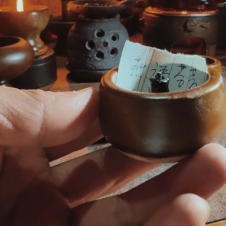 燕***芳阿文手作温茶小油灯