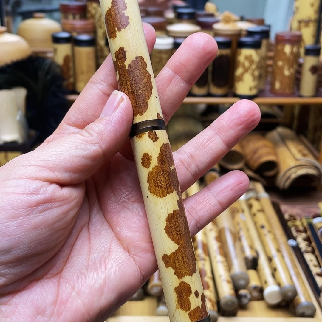 明***.老湘妃竹茶刀大哥拍一个