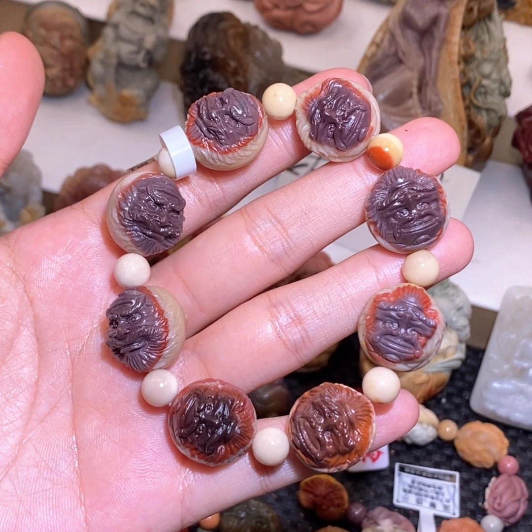 石英质玉（阿拉善玉）未镶嵌手链