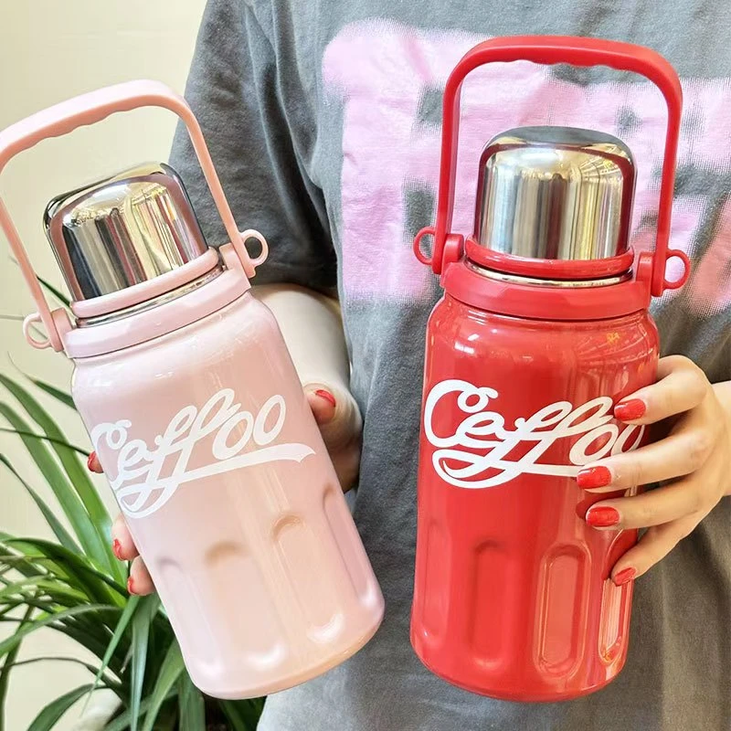 网红大肚保温杯不锈钢304大容量