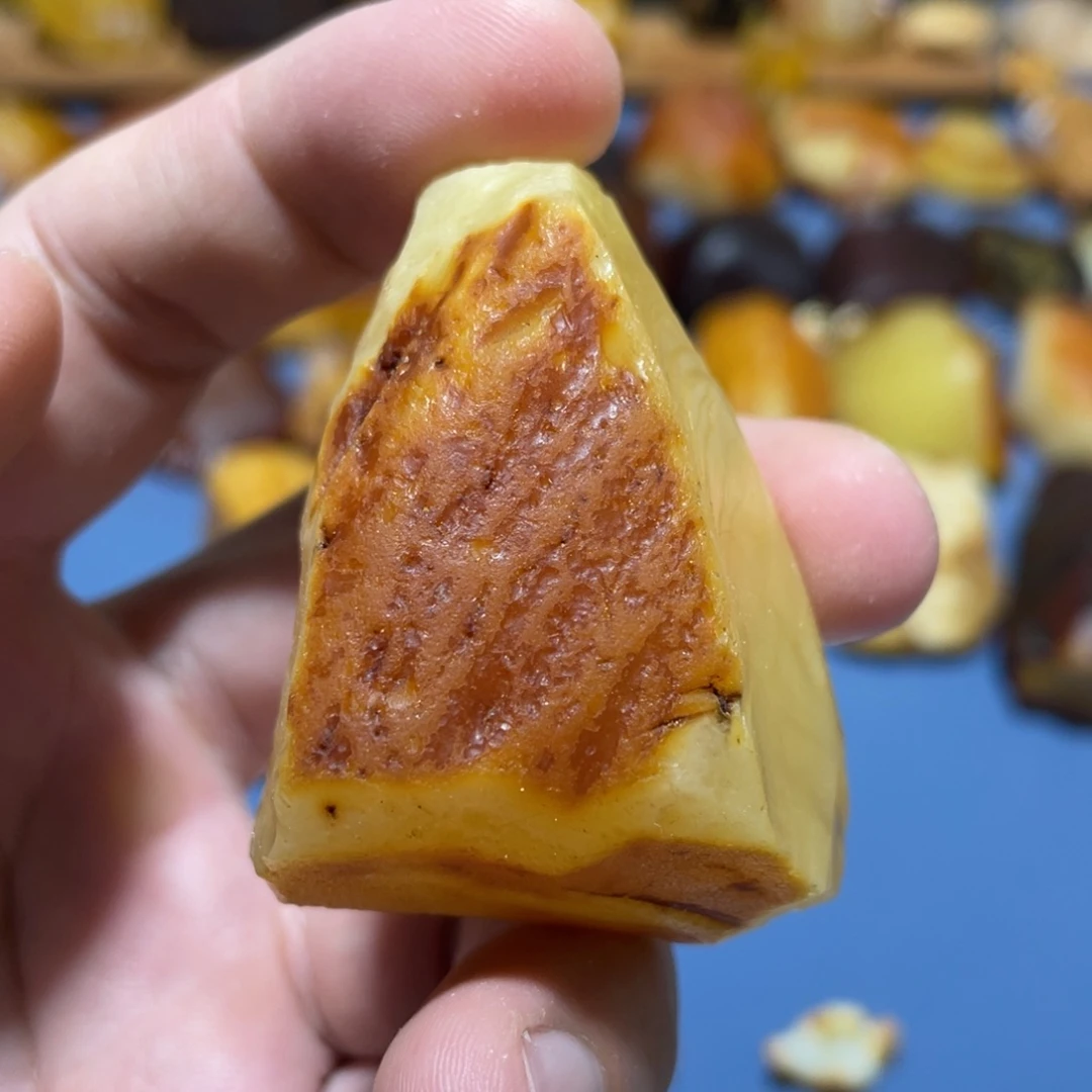 定制琥珀未镶嵌踹*波罗的海琥珀蜜蜡