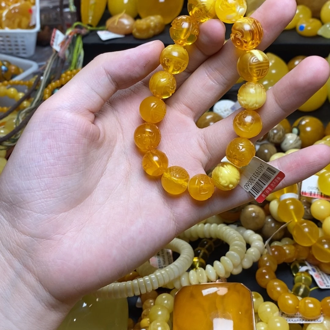 琥珀未镶嵌珠宝奇石