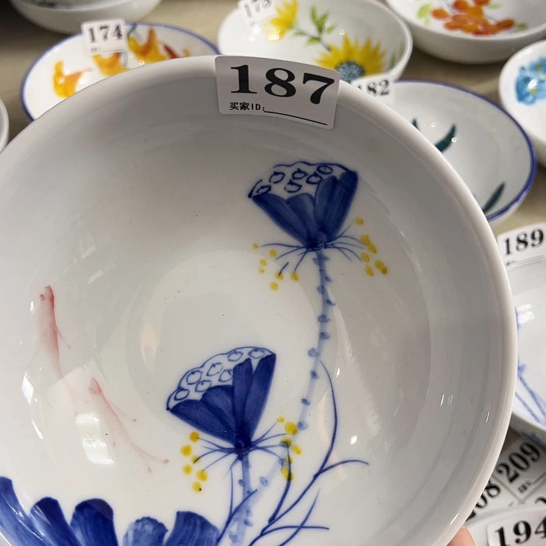 瓷片景德镇陶瓷手工手绘制作