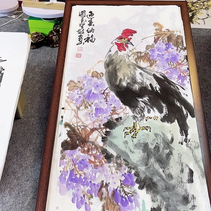 国画张圣敏先生纯手绘作品