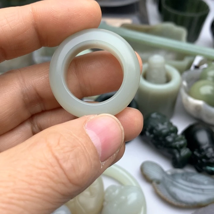 和田玉戒指未镶嵌唯**景