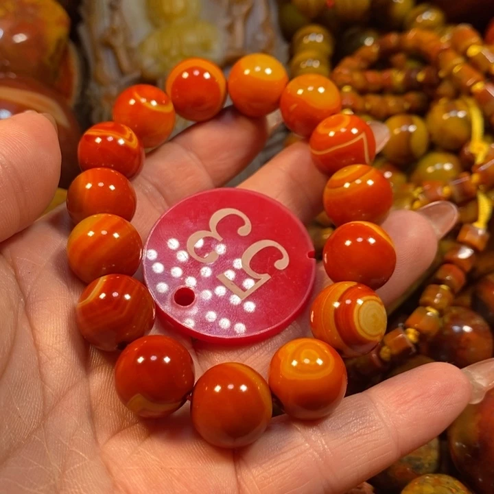 玛瑙/玉髓手链未镶嵌天**帅