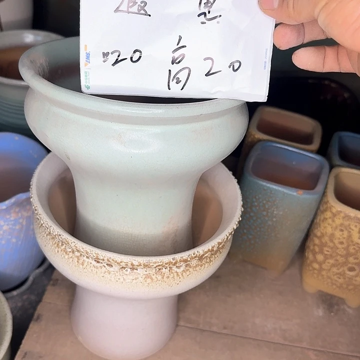 紫砂花盆微瑕花盆处理来啦