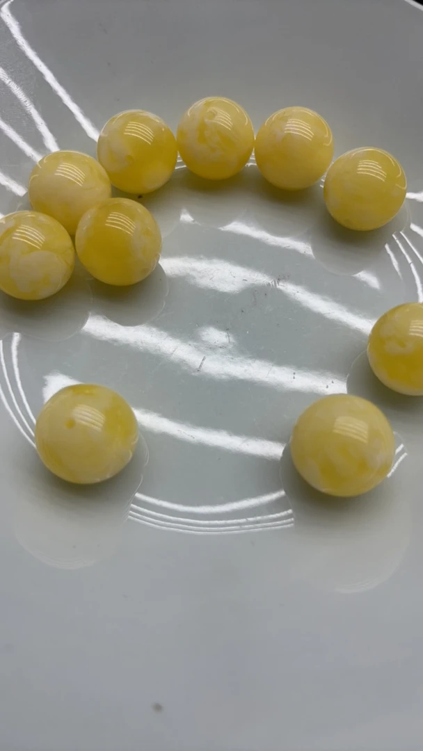 Q78柠檬黄20mm单珠