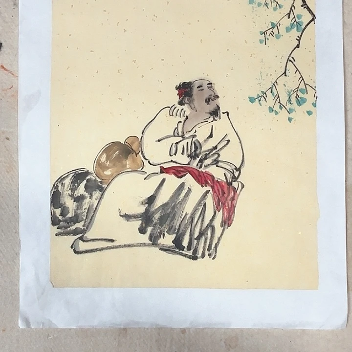 本***人国画秦志累作品国画