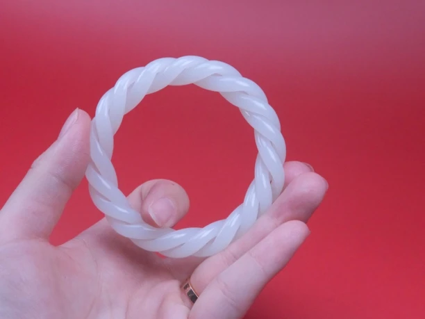 和田玉绞丝镯高品质老料宋美龄同款