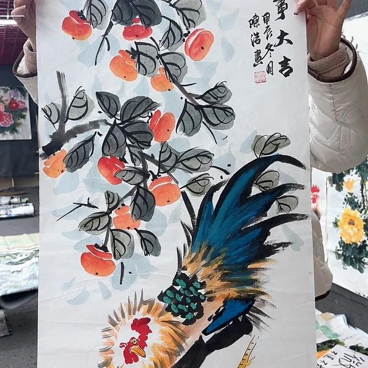 国画无毛和被绒毛或被