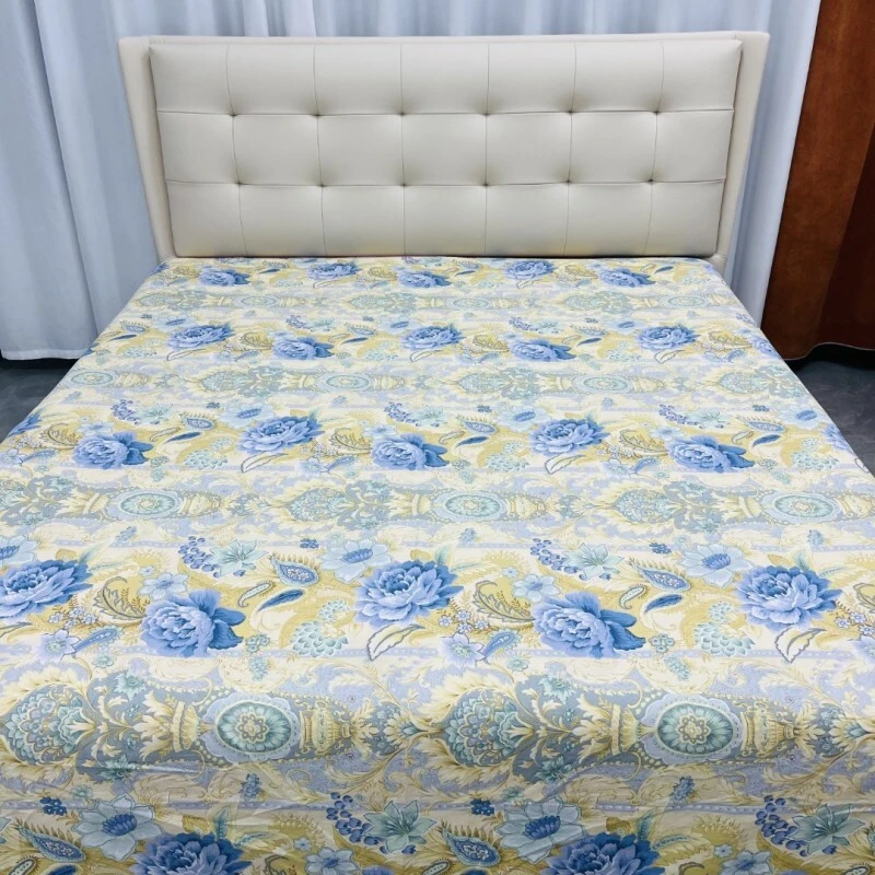 欧式风情-床单面料加厚加密缎条提花布料235*245cm（±5cm）