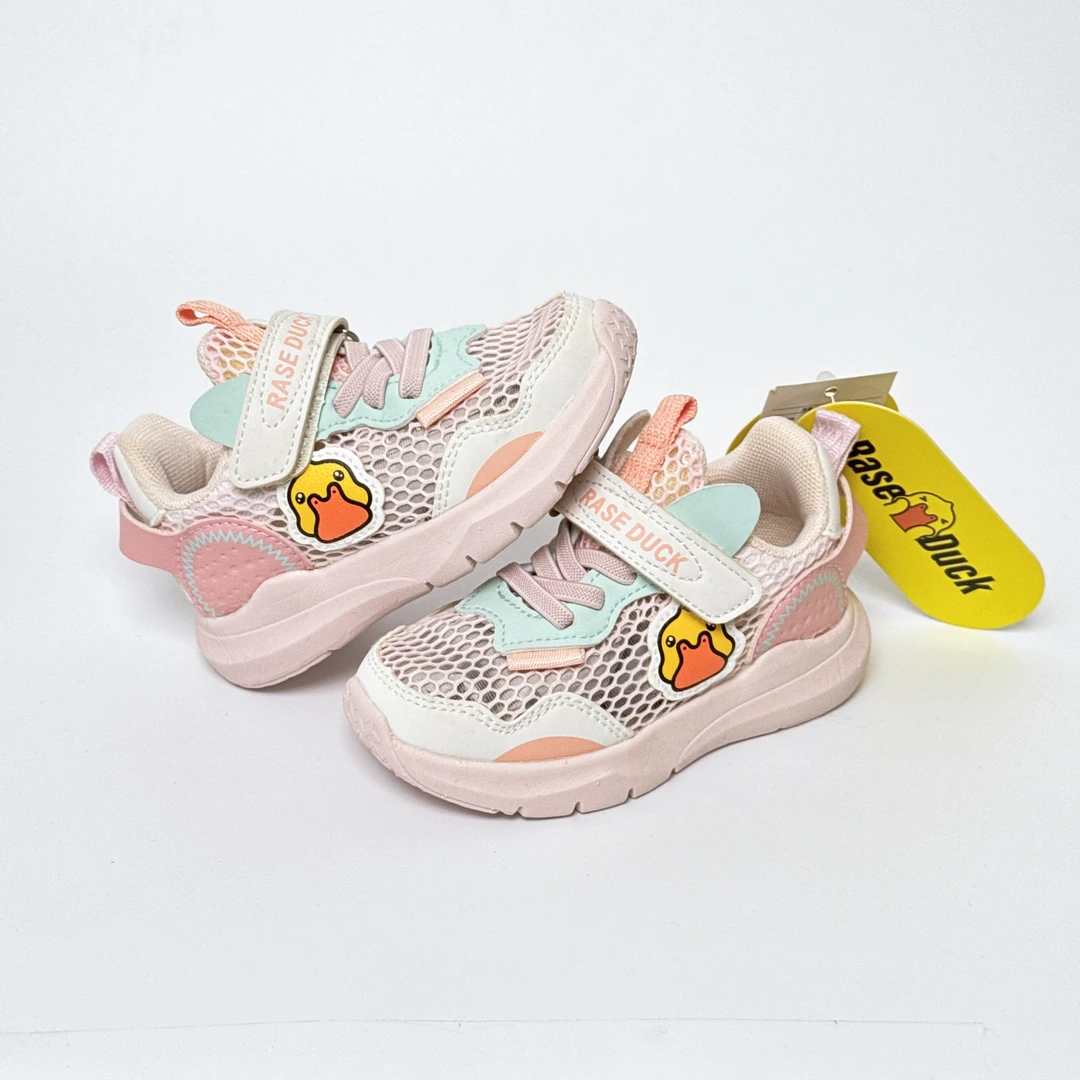 W4102运动鞋皮面新款防滑软底跑步鞋