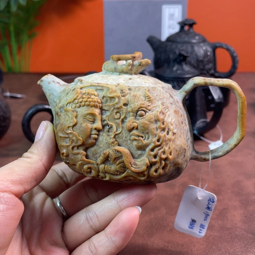 龙*号冰碛玉茶具茶壶